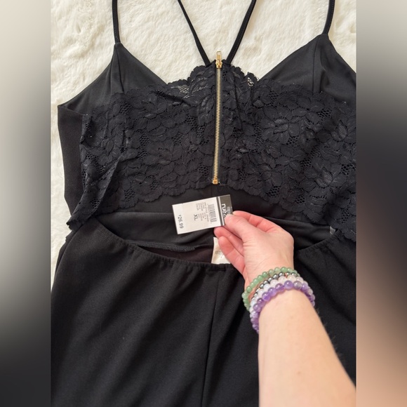 NWT Rue 21 Black lace jumpsuit - Picture 9 of 9